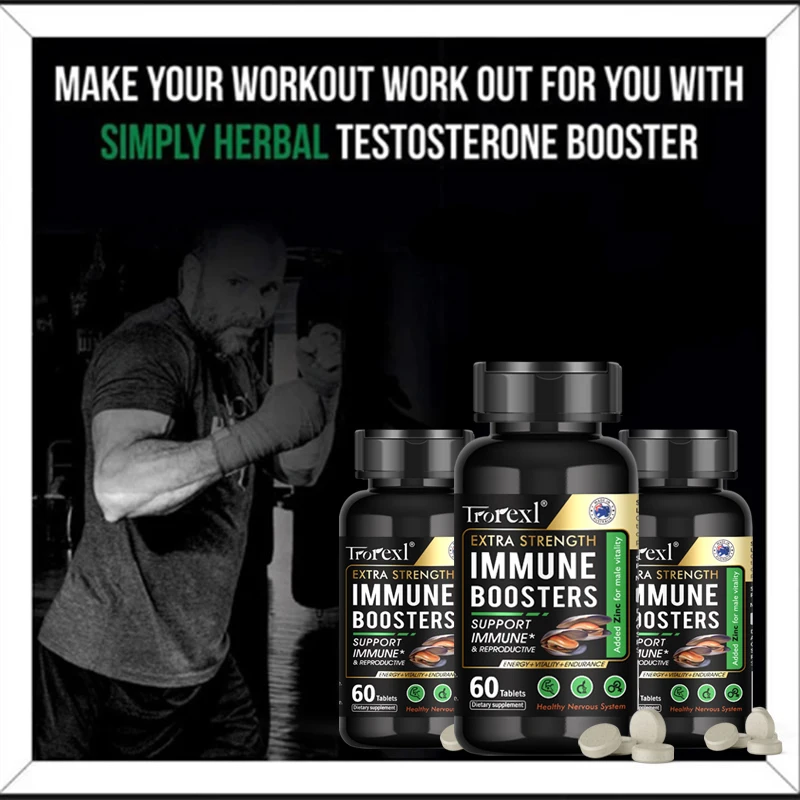 Male Enhancing Supplement Testosterone Booster Men Male Enhancing Enhance Energy & Endurance Muscle Growth Supplement Oyster Maca Ginseng