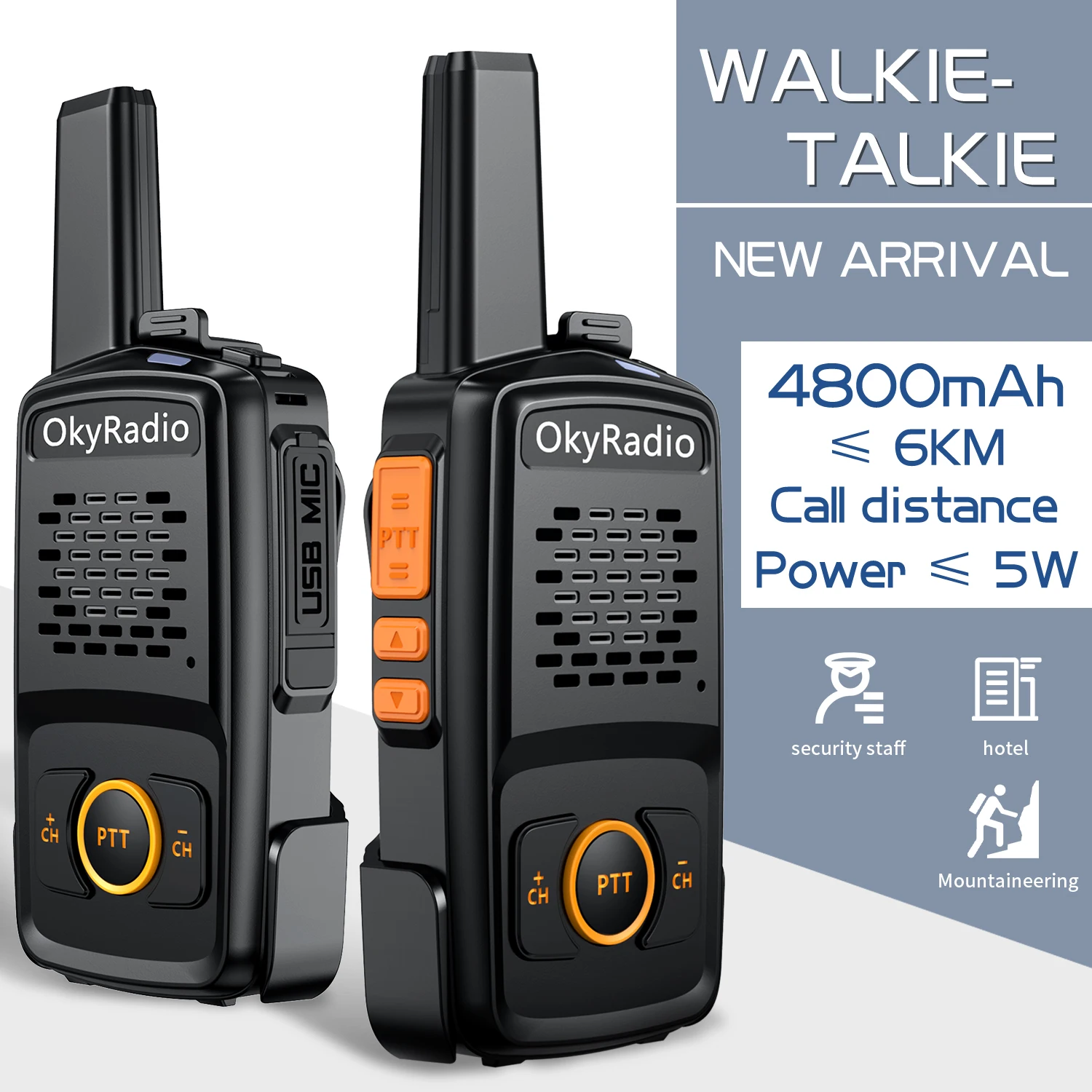100% оригинальная улучшенная версия UV-5R Walkie Talkie двухсторонняя рация Uv5r 128CH 5W VHF UHF
