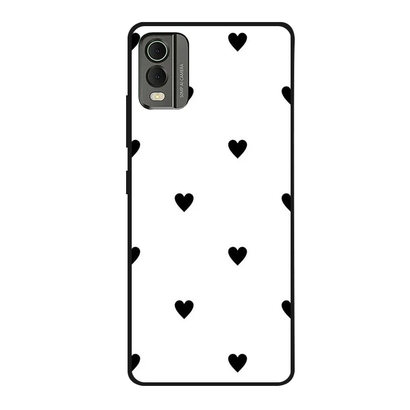 Cute Cartoon Shockproof Soft Silicone Back Cover, Painted TPU Case