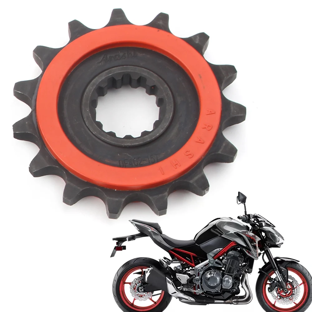 Per Kawasaki Z900 2017-2018 Pignone Trasmissione Catena Motore Moto Anteriore 15T