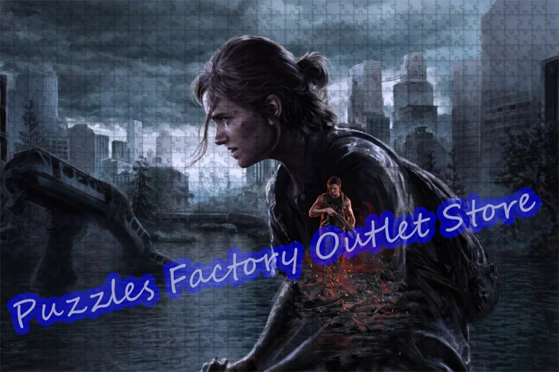 Horror Movies Print Puzzle The Last of Us 300/500/1000 Pieces Game Video Jigsaw Puzzle Educational Decompressed Toys Gifts 2