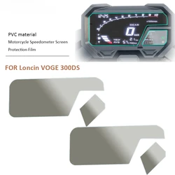 2PCS Motorcycle Screen Dashboard Protector Anti-scratch Instrument Protective Film FOR Loncin VOGE 300DS 300 DS