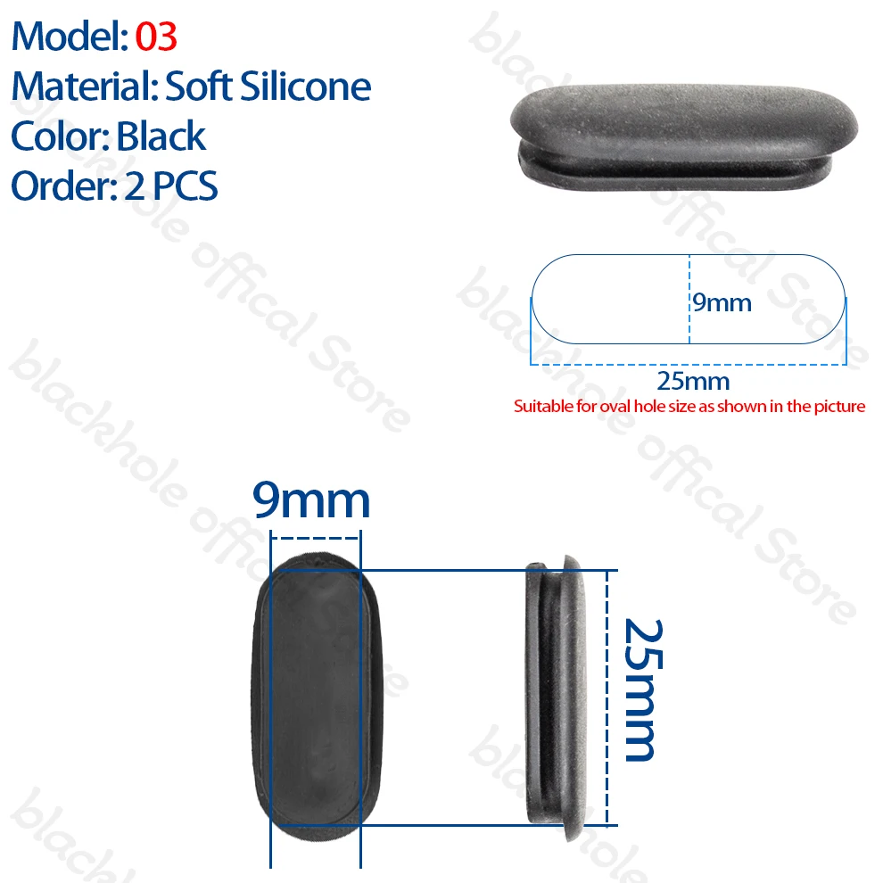 Universal Bike Frame Sealed Rubber Plugs - Dust & Water Resistant