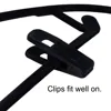 20pcs Non Slip Velvet Hangers Clips For Velvet Flocked Trouser Coat Pant Skirt Clothes Clip Drying Racks For Drying Clothes 5