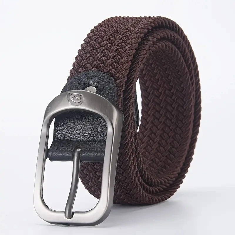 2023 Herren- und Damenmode Nylon-Gürtel Legierung Lässiger Gürtel Damen Wilder Stretch-Jeansgürtel Dekoration Ins Wind Luxusmarkendesign – Detail 7