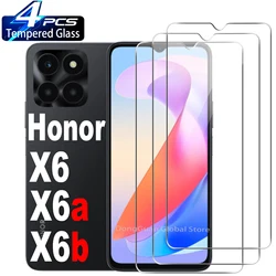 Premium Tempered Glass Screen Protector Film - 1/4 Pack for 1 pieces (For Honor X6)
