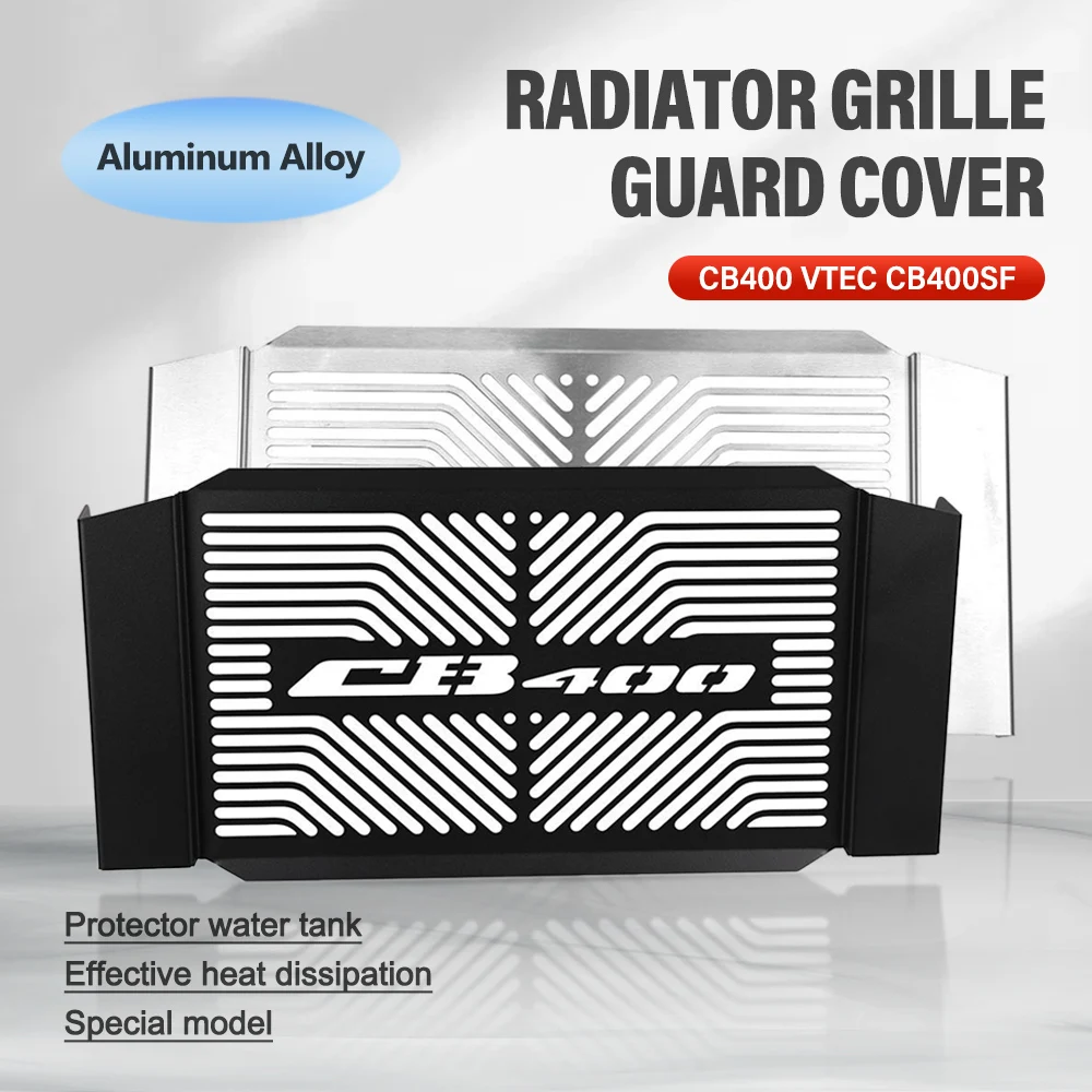 

For HONDA CB400 SF VTEC CB 400 CB400 SF 1992-1998 CB400 VTEC 1999-2010 Motorcycle Aluminum Radiator Grille Guard Cover Parts