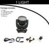 2PCS/lot 19x15w Wash Moving Head Light Flight Case LED Par Light Lyre Circle Round Function Led Zoom Wash Moving HeadStage Light 4