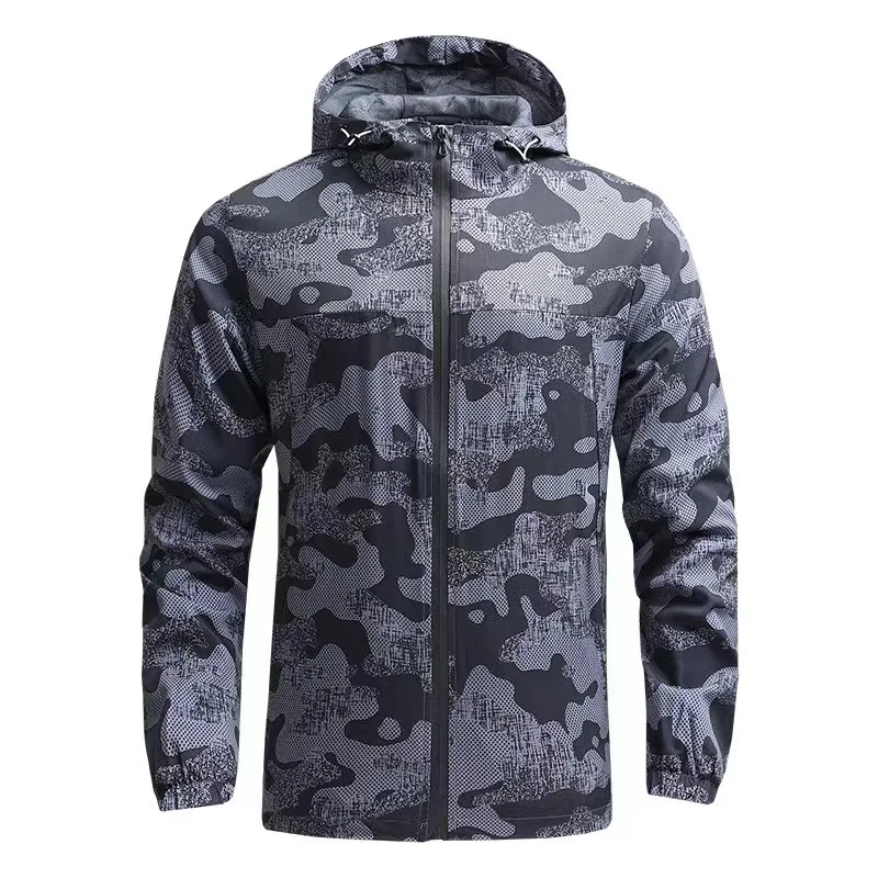 Windproof Motorcycle Jacket Men's Downhill Cycling Jackets Mtb Breathable Bicycle Clothing Mountain Bike Jersey Camouflage Wear