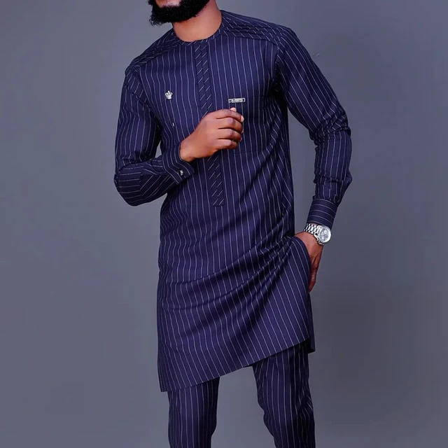 Ahmed Dashiki Long Sleeve Shirt and Pant