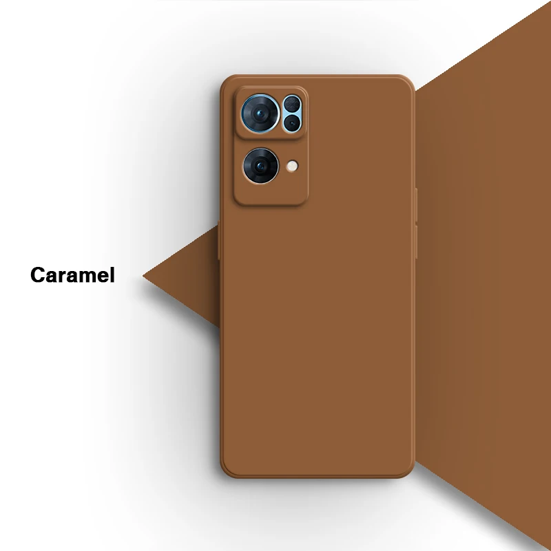 Premium Square Liquid Silicone Phone Case - Soft Back Cover