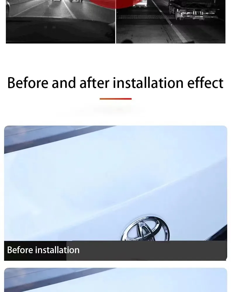 12V Mini Solar Rücklicht Universal LED Auto Heckspoiler Blinkende Warnung Wasserdichter Flügel mit Smart Sensor Modifiziertes Zubehör – Detail 4