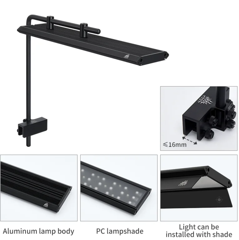 WEEK AQUA M PRO Series Aquarium Lights Full Spectrum Led RGB+UV