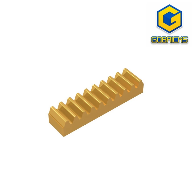

Gobricks GDS-1171 Technical, Gear Rack 1 x 4 compatible with lego 3743children's DIY Gifts Educational Building Blocks Technical