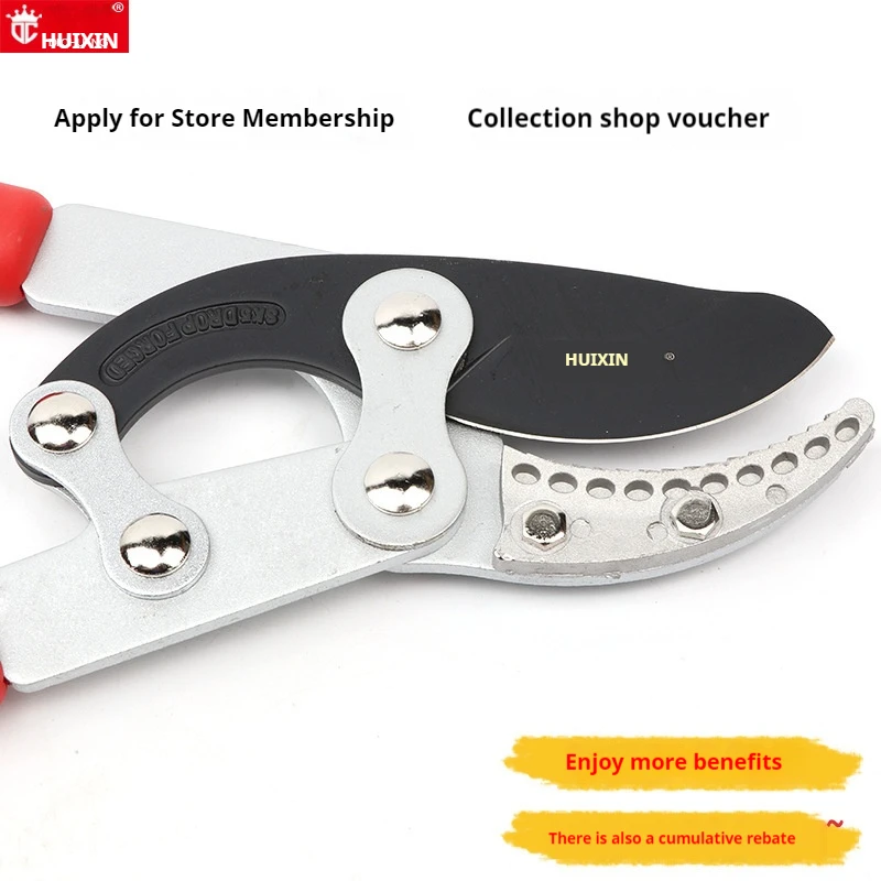Industrial Grade Garden Pruner Shears With Long Plastic Handle Loppers And Secateurs For Pruning Long Hold Garden Tool