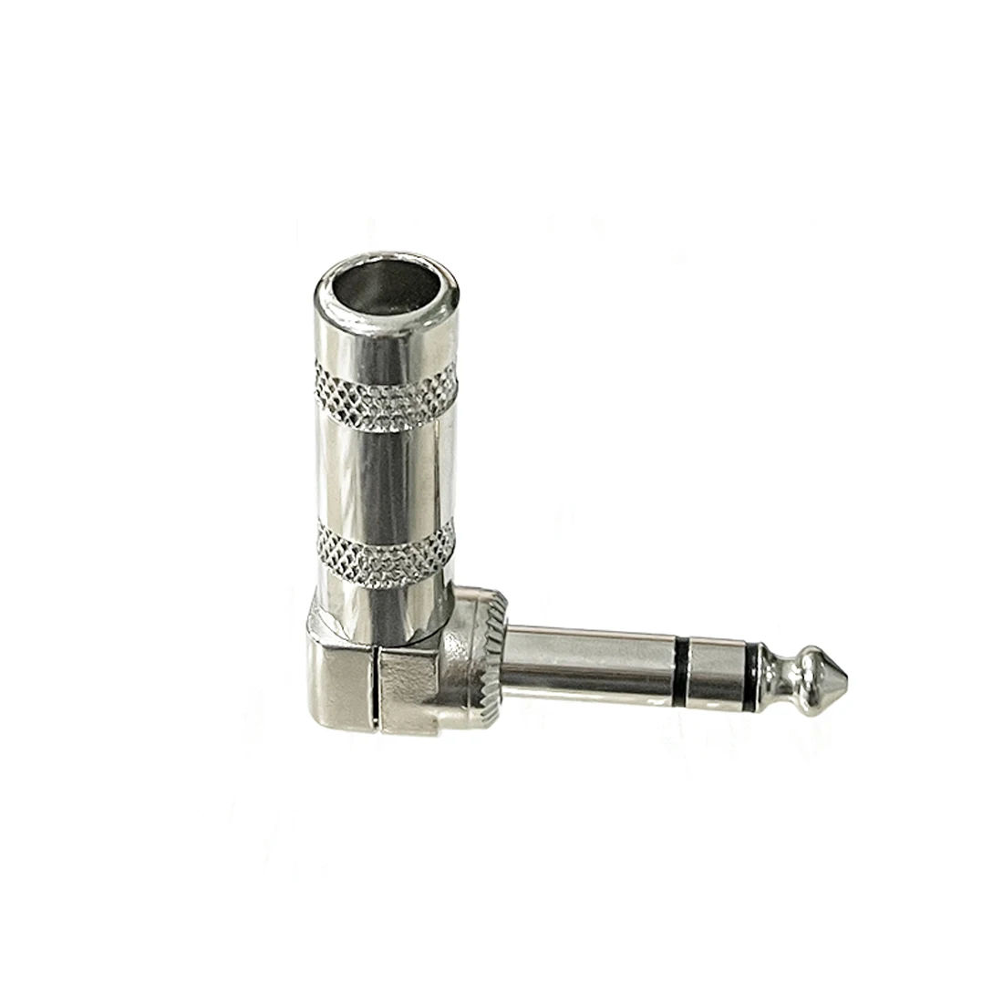 6.35mm Male Right Angle Connector Mono Solding Plug 90-degree