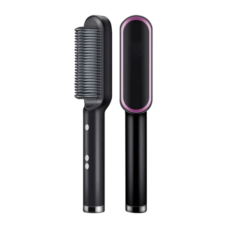 Hair Straightener Combs 2 In 1 Hot Comb Professional Multifunctional Fast Heating Anti-Scald Styler Tools EU Pluga52q