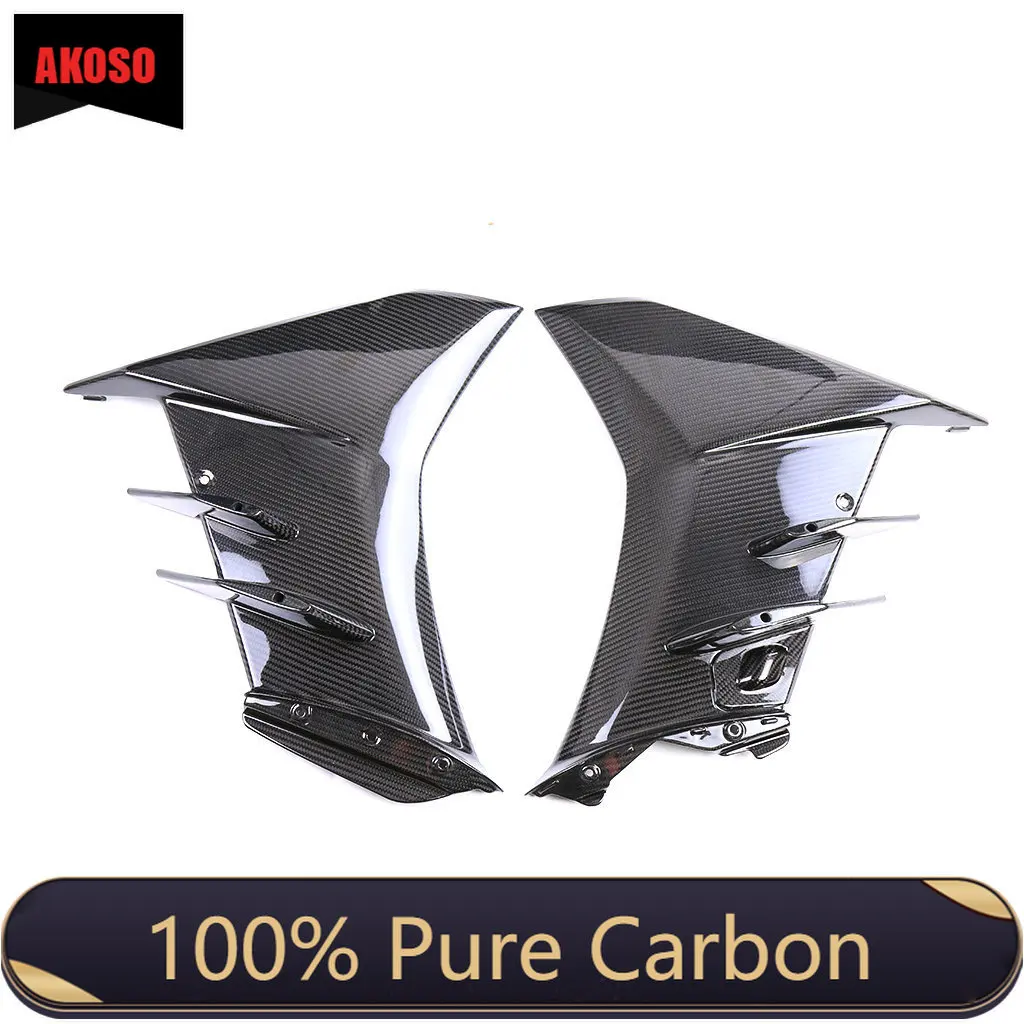 

100% 3K Pure Full Dry Carbon Fiber Motorcycle Body Side fairings Side Panels Fairing Kit For Aprilia RVS4 2021 2022 2023