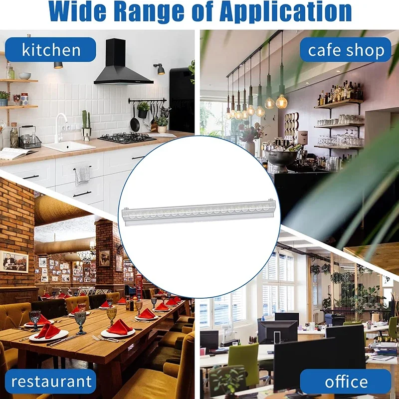 30cm-150cm Kitchen Takeaway Order Organizer Ticket Holder PVC Takeout Orders & Restaurant Tickets Rack for Office Cafes Pubs 6