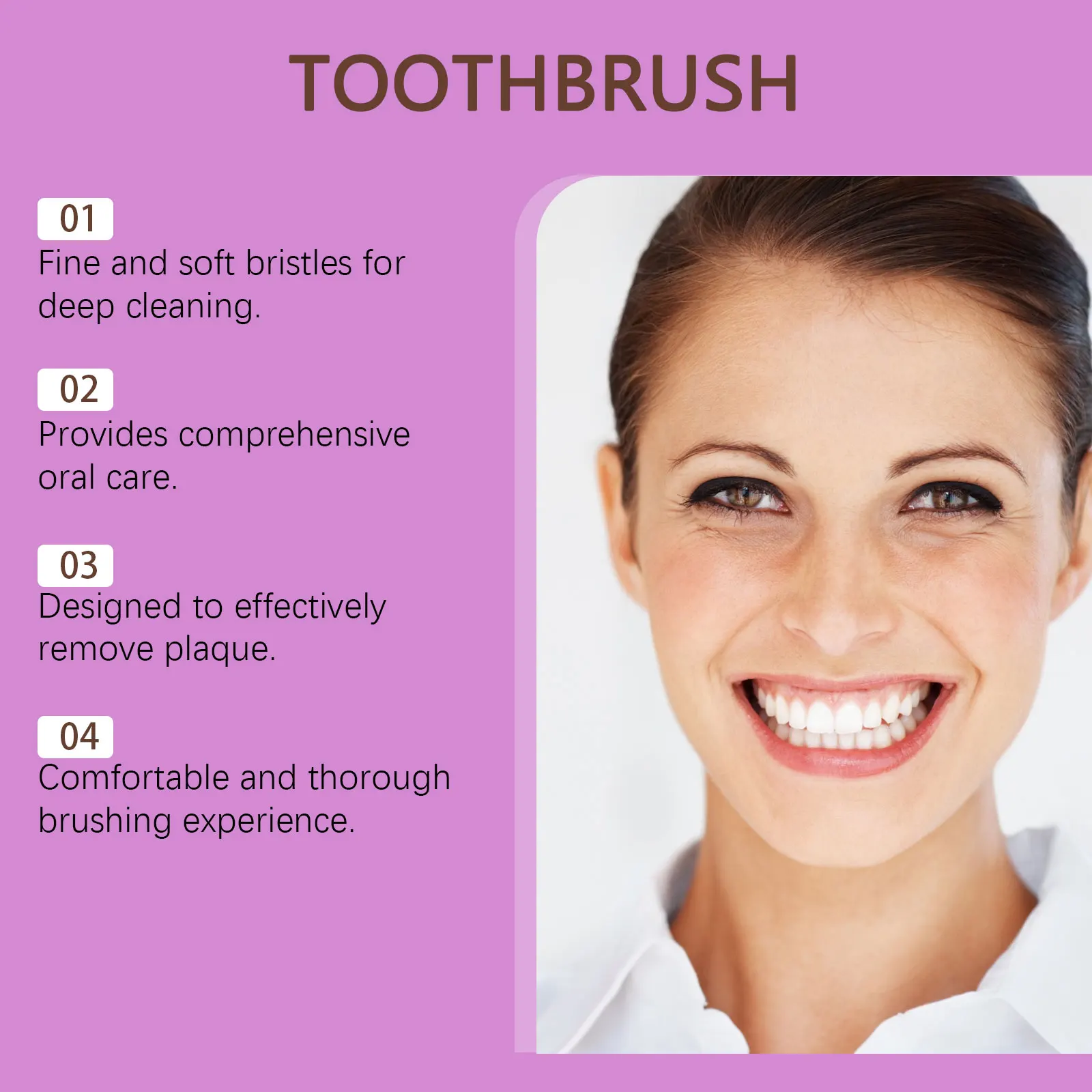 Slim Soft Bristle Toothbrush - Mildly Cleanse Teeth Stains & Odor, Brighten Gums & Enhance Dental Beauty For Oral Care