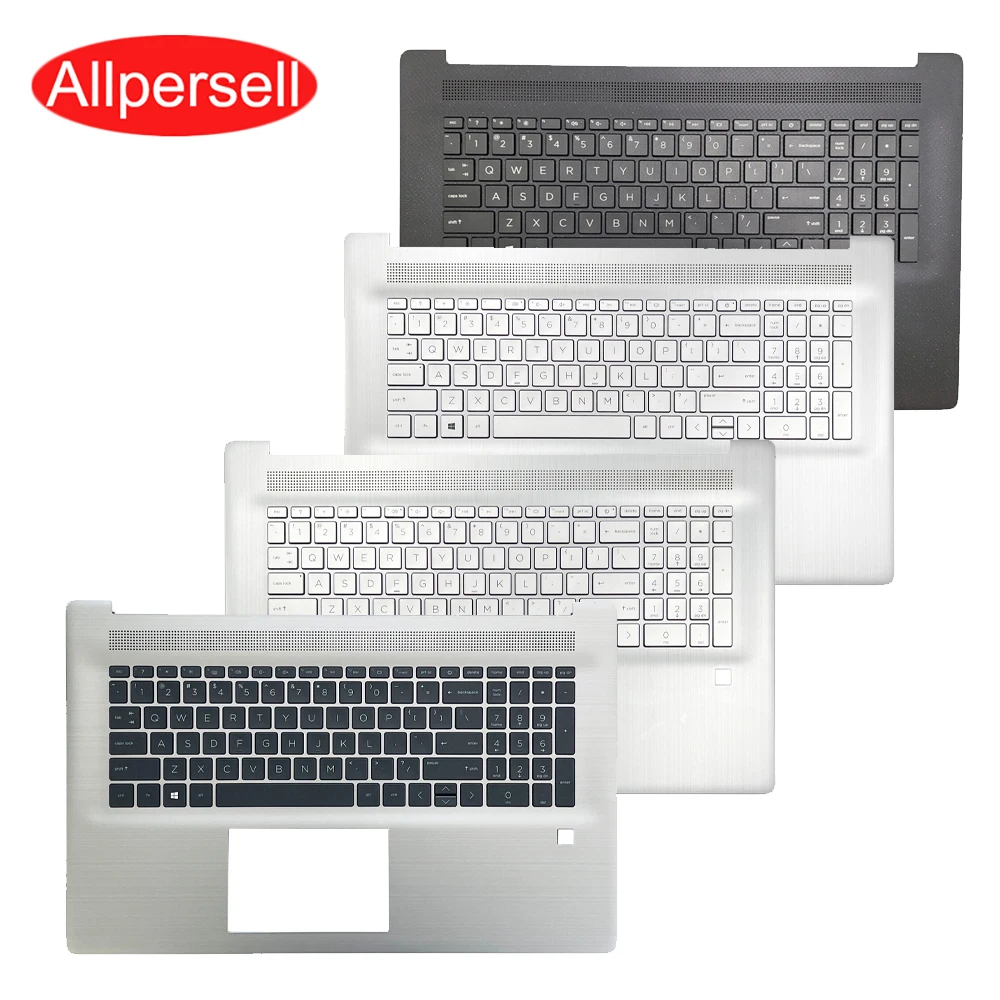 Tampa Superior do Teclado para hp Tpn-l140 Estojo de Descanso de Palma Escudo do Portátil 17t M50458001 470 g8 17-cn 17-cp M50458-001