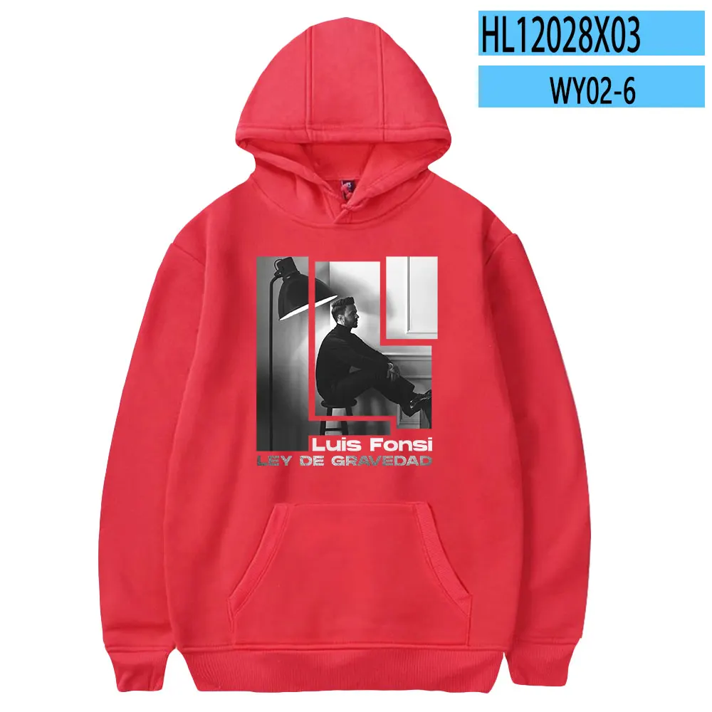 thumbnail image 1 of Sudadera con capucha de Luis Fonsi, sudaderas con capucha para hombres y mujeres, sudaderas de moda de estilo callejero, sudaderas con capucha de manga larga para cantantes, 1 of 5