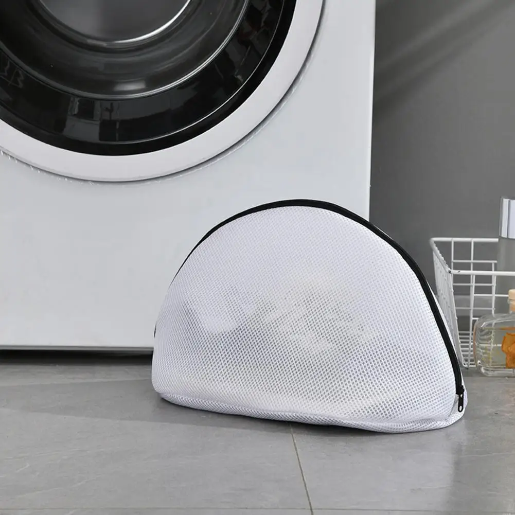 

Laundry Bag for Shoes Bra Wash Bag Ventilated Mesh Laundry Bag with Zipper Capacity Thickened Shoes Wash Bag for Anti-winding