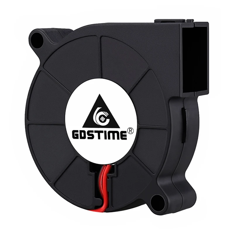Gdtime-ventilador de Turbina sem Escova para Acessórios de Impressora 3d 30 mm 40 mm 50 mm dc 5v 12v 24v 5015 - Imagem 3