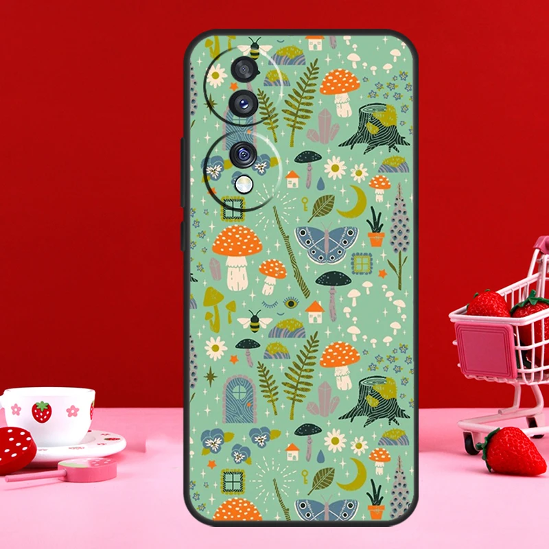 Mushroom Forest Protective Phone Case Cover