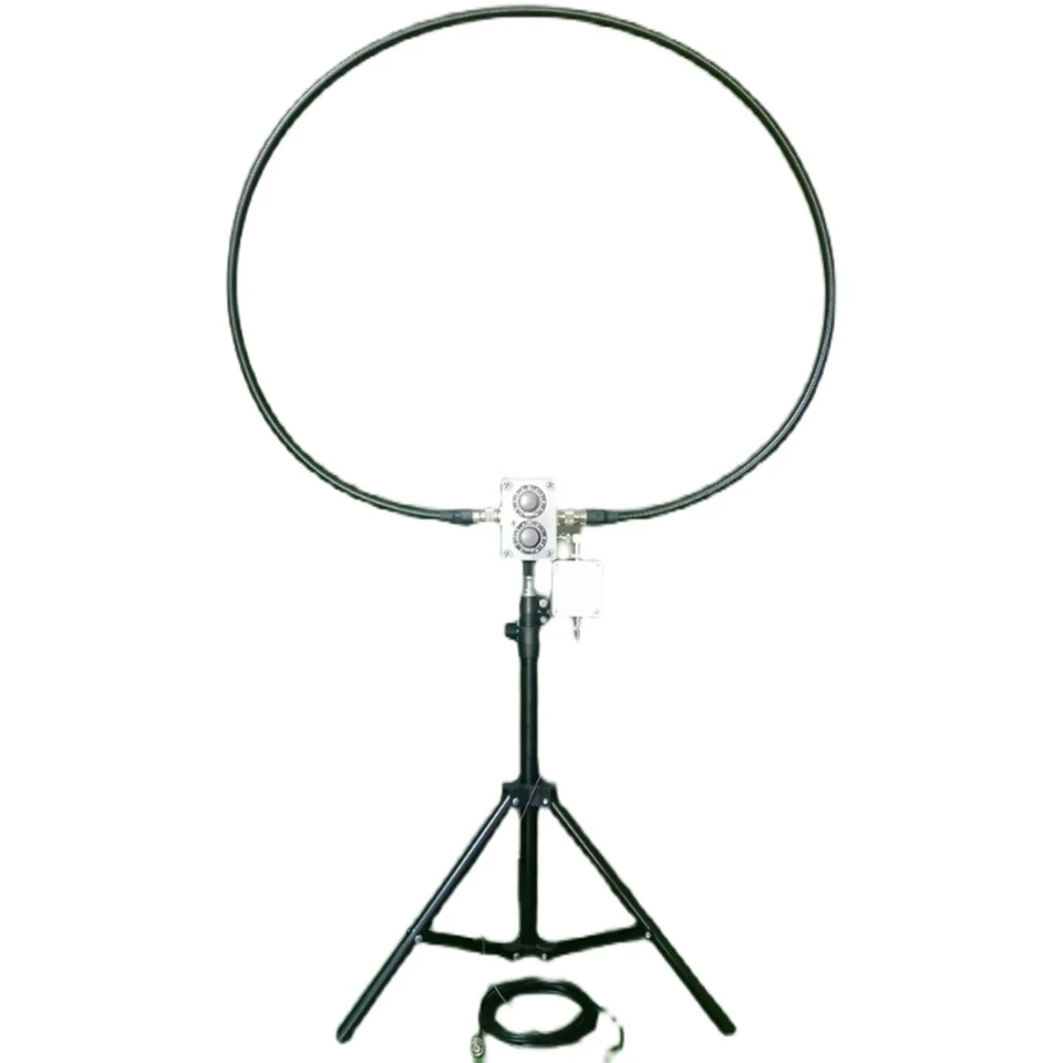 20W QRP Magnetic Loop Antenna Short Wave HF Radio IC-705 HF 5-30MHz FM 76-108MHz VHF 110-150MHz UHF 400-450MHz