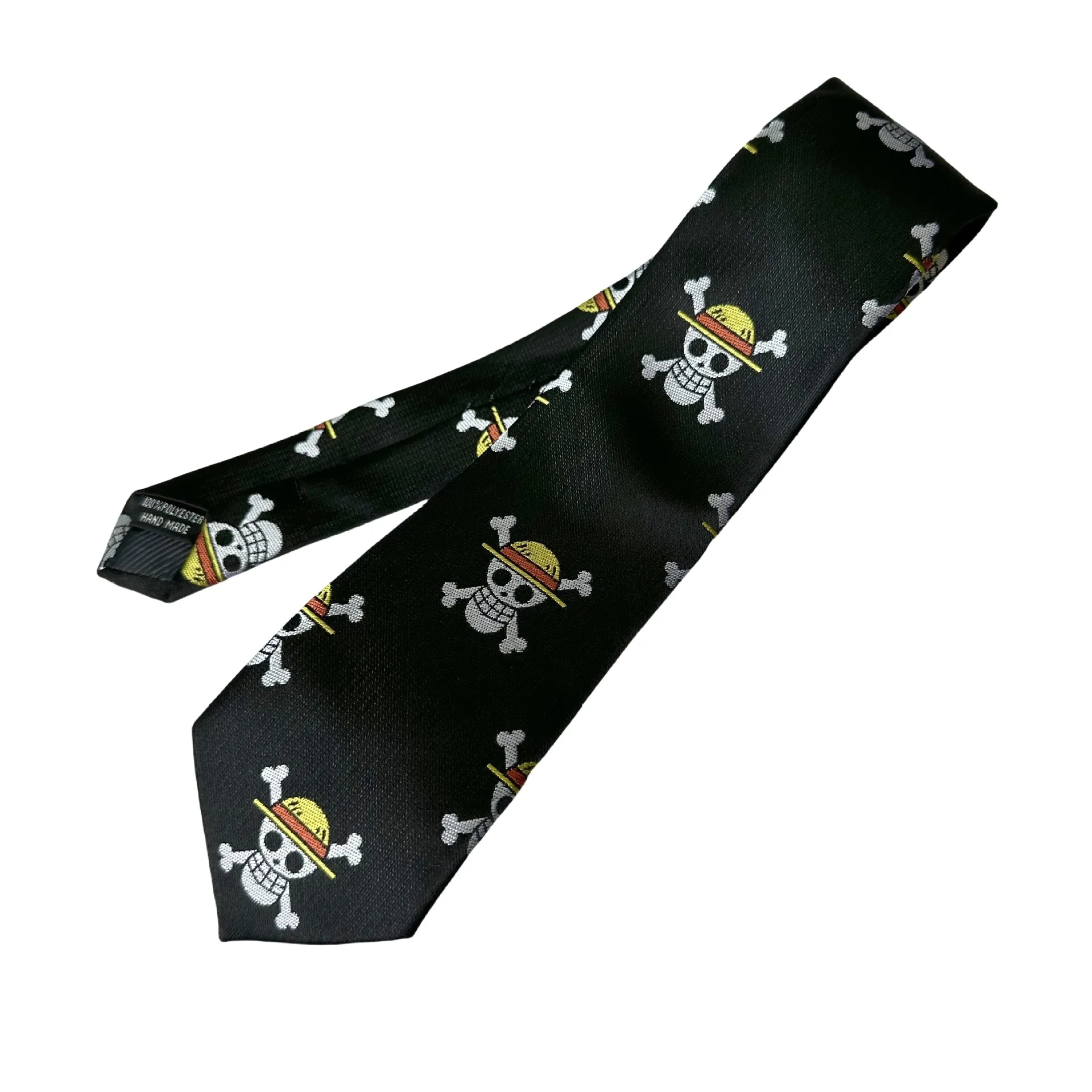 Anime Monkey D. Luffy Cartoon Skull Ties Cosplay Men Women Lovers Bow Tie Christmas Gift Prop Clothing Accessories