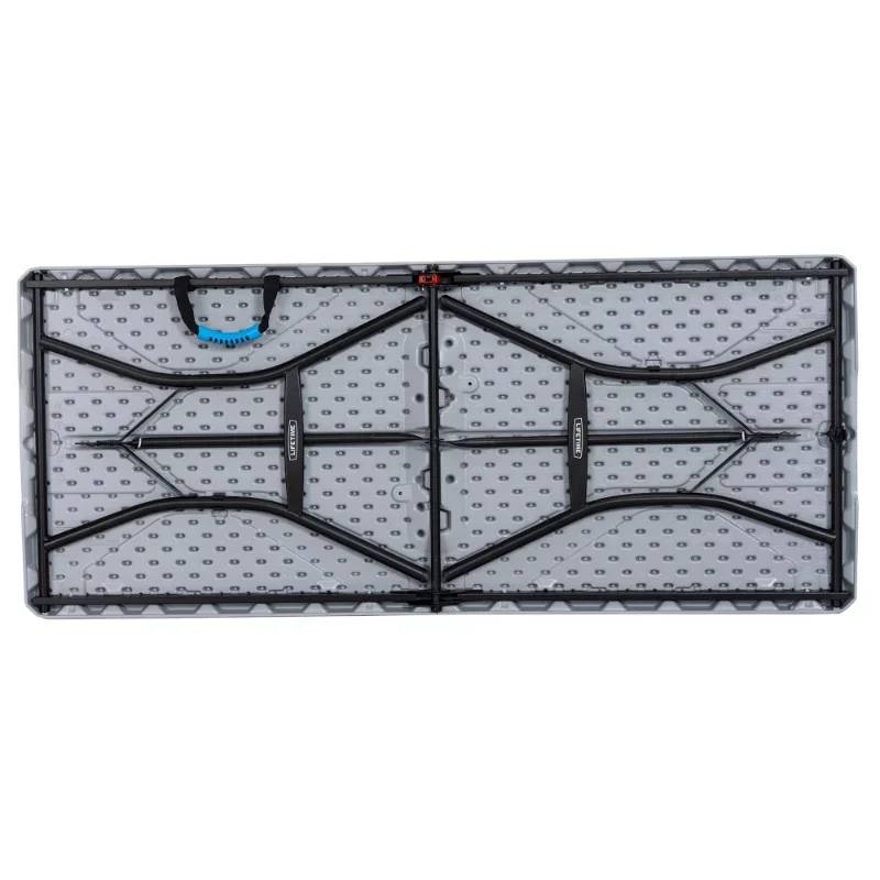 Description Picture 5 of item5-Foot Fold-in-Half  Table, Gray (80861) office desk  study desk  computer desk  wood desk  office table