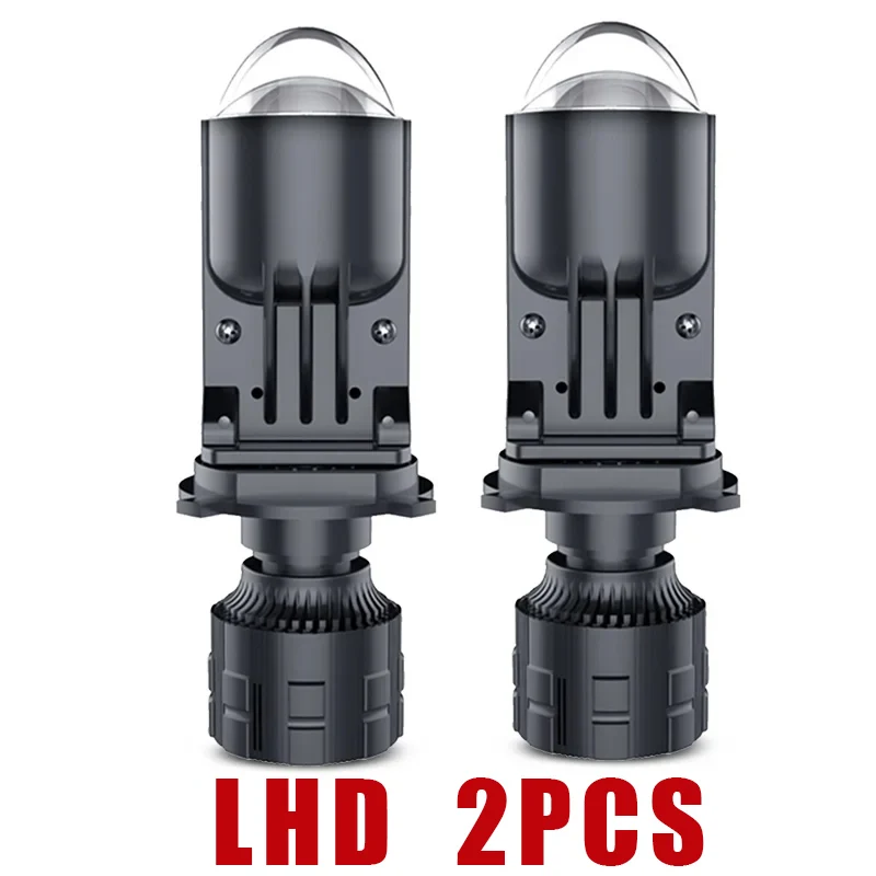 High-Performance LED Lens Headlights - 160W 90000LM Automotive Dual Projector Lamp