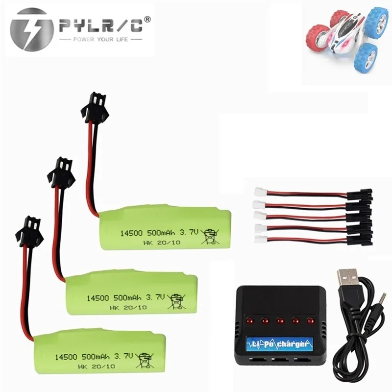 Chargeur RC 1S LiPo 3.7V USB pour drone mini, 6 couleurs