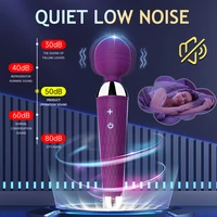 Leistungsstarke Oral Klitoris Vibratoren USB Ladung Av Zauberstab Vibrator Anal Massager Erwachsene Sex Spielzeug Für Frauen Sichere Silikon Sex Produkt 3
