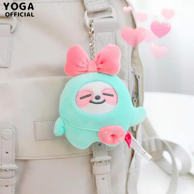 Cute Cartoon Kawaii Korean Women's Group ITZY Plush Doll Schoolbag Pendant WDZY Cartoon Girl Schoolbag Pendant Keybuckle 4