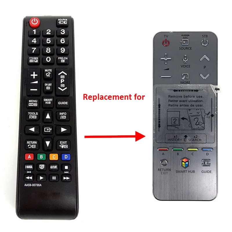 

New AA59-00786A Remote control replacement AA59-00761A use for Samsung smart tv UA55F8000J UA46F6400AJ Touch Control Remoto