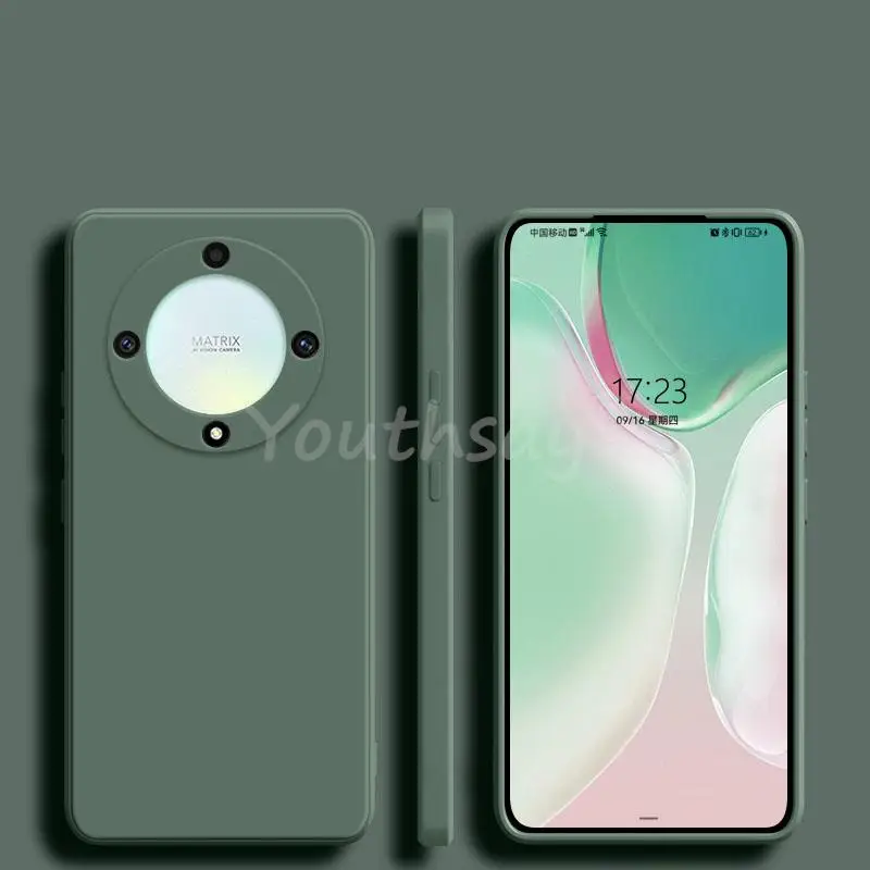 Premium Silicone Liquid TPU Protector Case for Honor – Enhanced Protection and Style