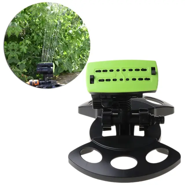 16 Lyukak Vízpermet Automatikus Sprinkler Fúvóka Rengő Öntözési Kerti Gyep Öntözőrendszer Szerszámok - Image 4