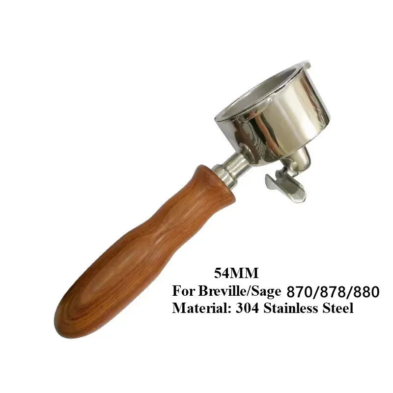 Siebträger 54mm Doppel Auslauf 3 Ohren Portafilter für Sage Siebträger 54mm Doppel Auslauf 3 Ohren Portafilter für Sage