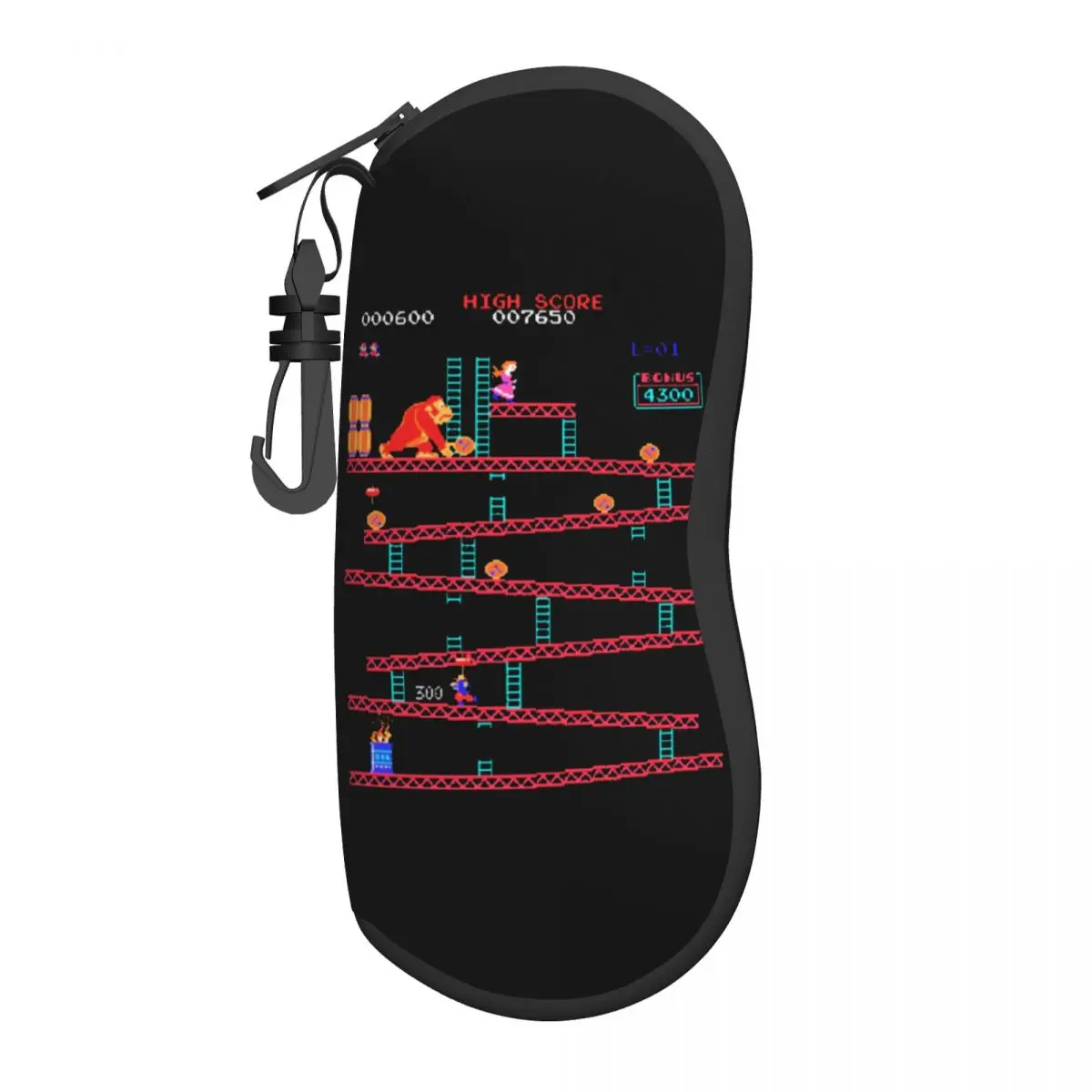 Custodia Per Occhiali Donkey Kong Unisex Accessori Convenienti Arcade Game Collage Vintage Retro Eyewear Protector Custodia Per Contatti Per Gli Occhi