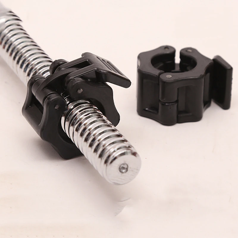 1 pair 2.5cm Barbell And Dumbbell Buckle Austrian Pole Buckle Nut Quick Release Fixing Accessory for Fitness Equipment