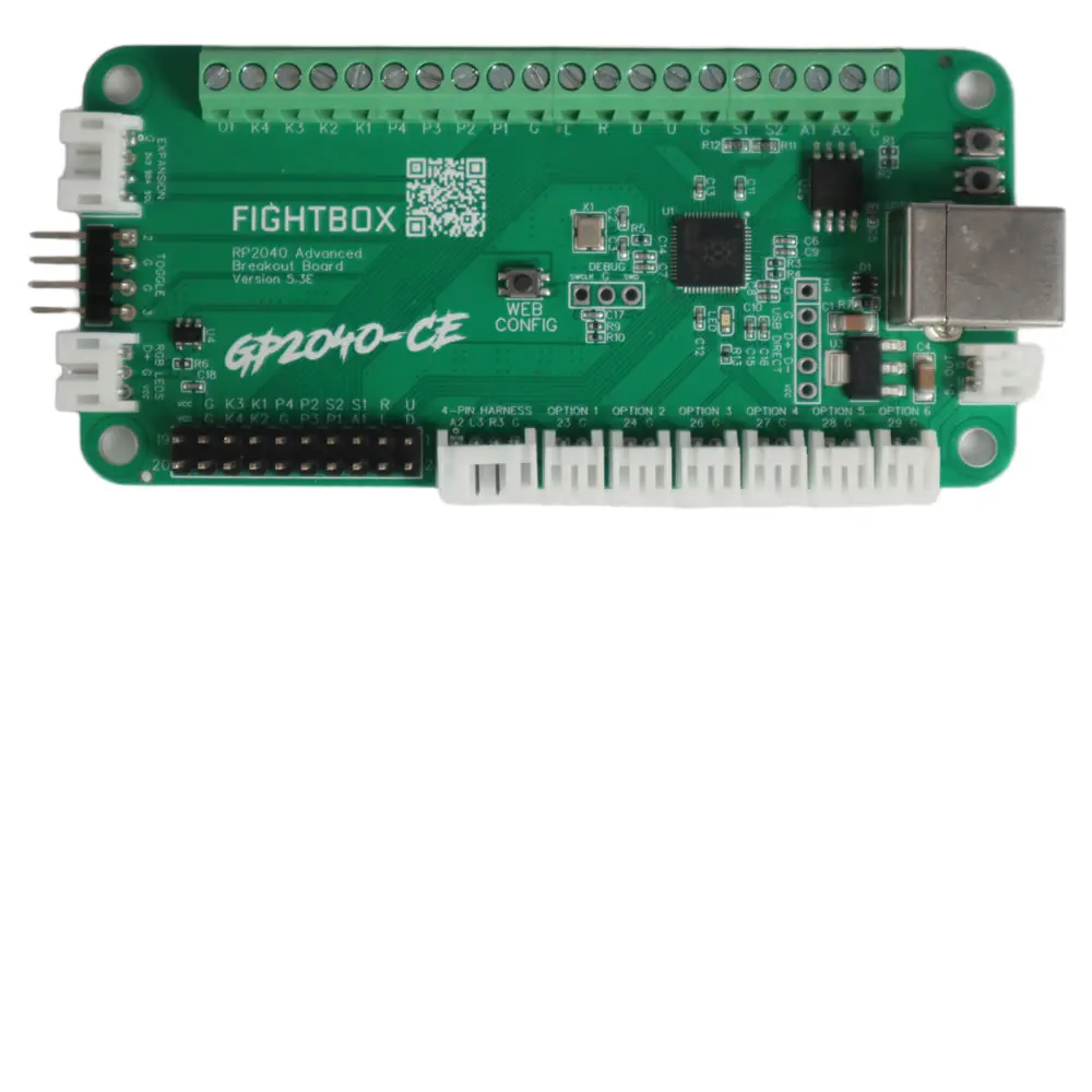 Fight box-PICO-PLUS rp2040 Advanced Breakout Board Null verzögerung Arcade Joystick USB-Encoder-Kit – Detail 9
