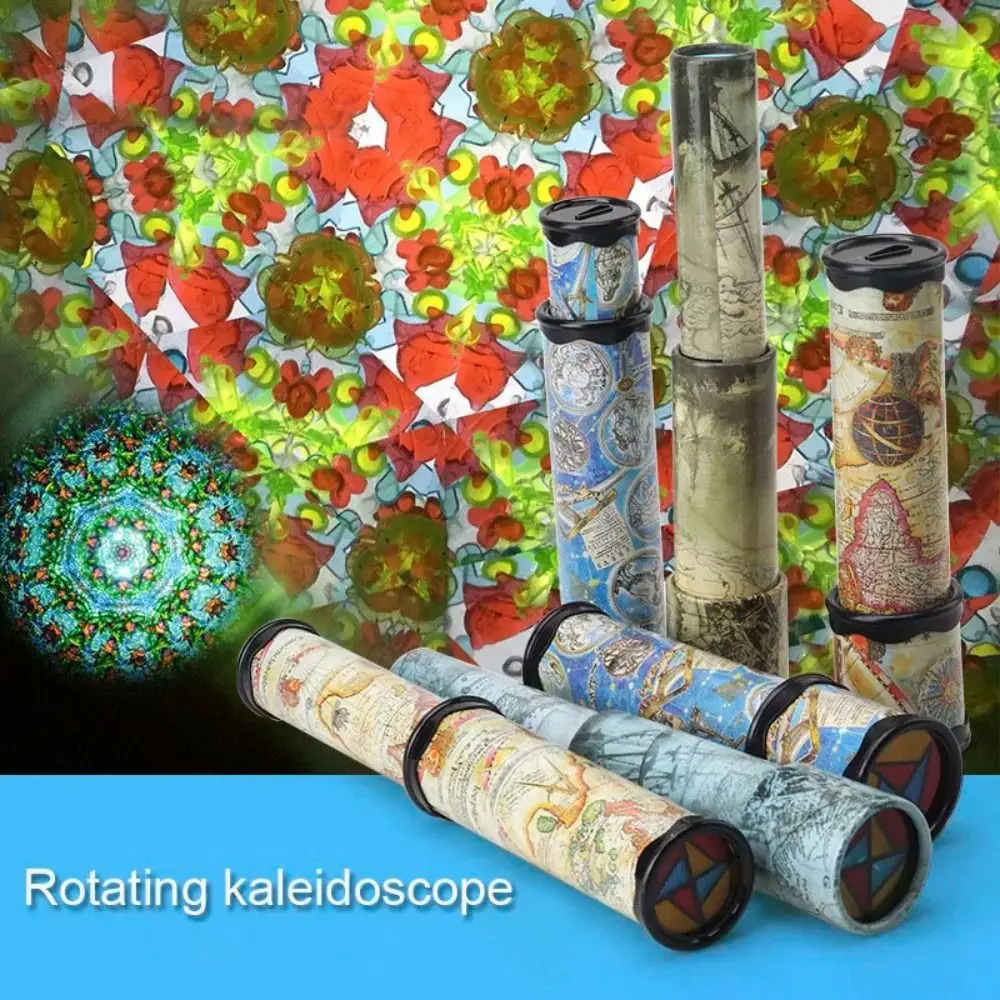 Kaleidoscope Toy Scalable Adjustable Classic Kids Educational Changeful Rotation