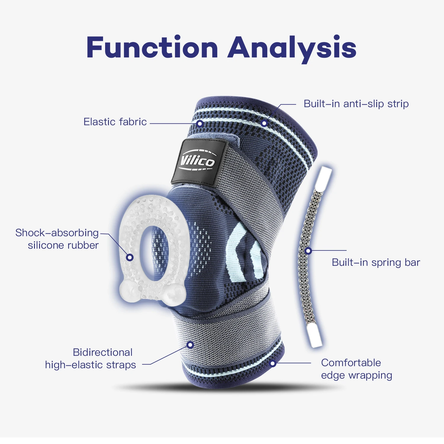 1PC Knee Brace Compression Knit Knee Pad For Sports Quickly Absorb Perspiration Keep Knees Warm Knee Boosters Breathable Support