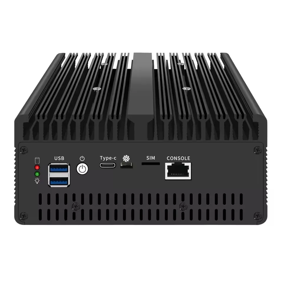 Topton Pentium8505搭載 2.5Gbase-T SFP4ポート Solid Fanless Mini PC with Firewall Intel Pentium Gold 8505