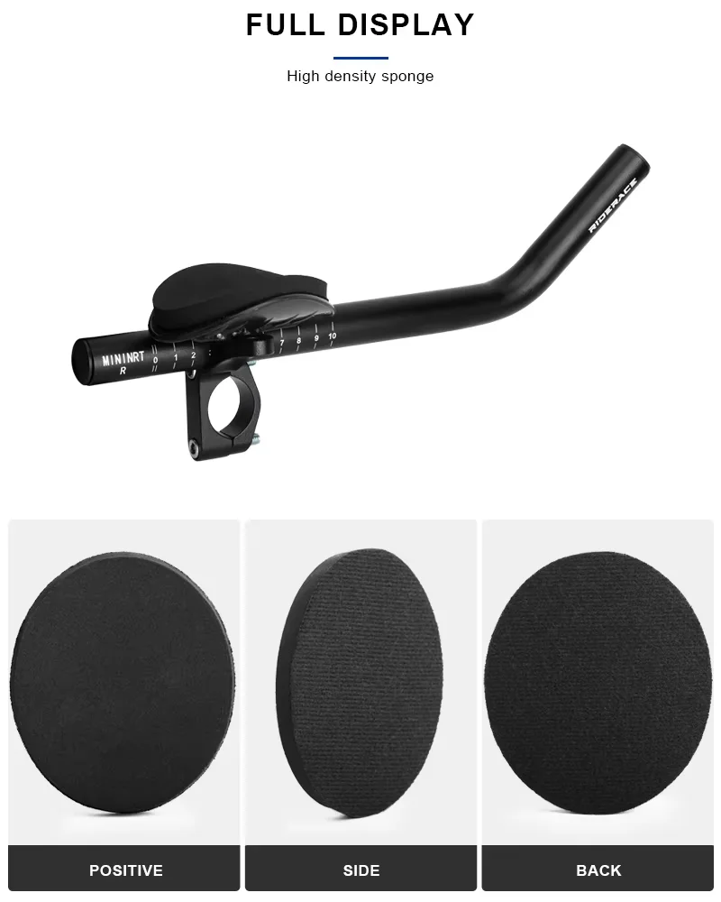 Fahrrad TT Lenker MTB Aluminium Legierung Fern Radfahren Rest Lenker 10CM Einstellbare Fahrrad Lenker Fahrrad Teile – Detail 13