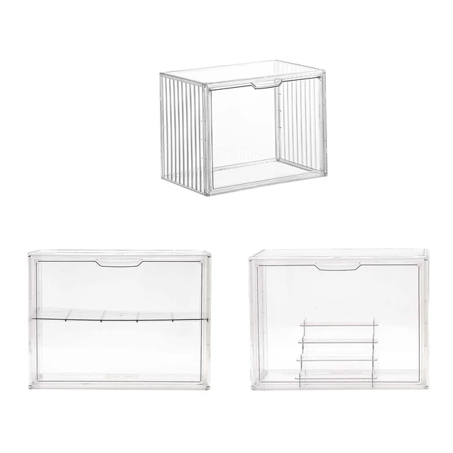 Stackable Storage Box Plastic Bins Drawers Clear Organizing Clear Plastic  Storage Bins Stacking Acrylic Organisers Pull Out - AliExpress