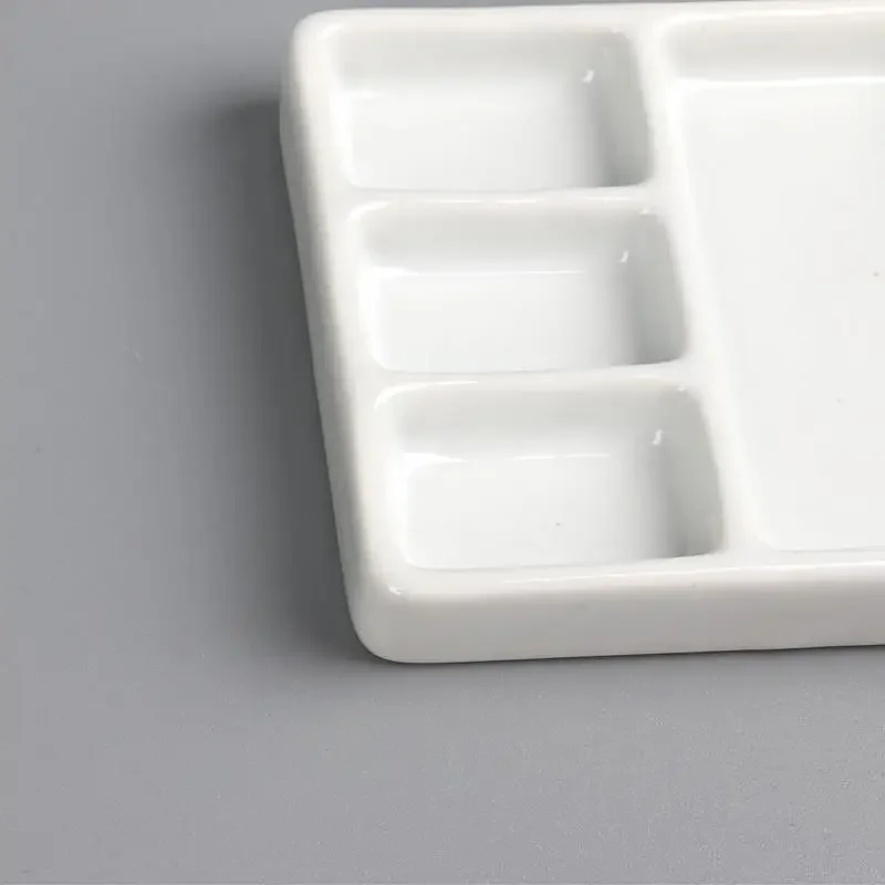 Ceramic Palette Watercolor/Oil Paint Tray 4