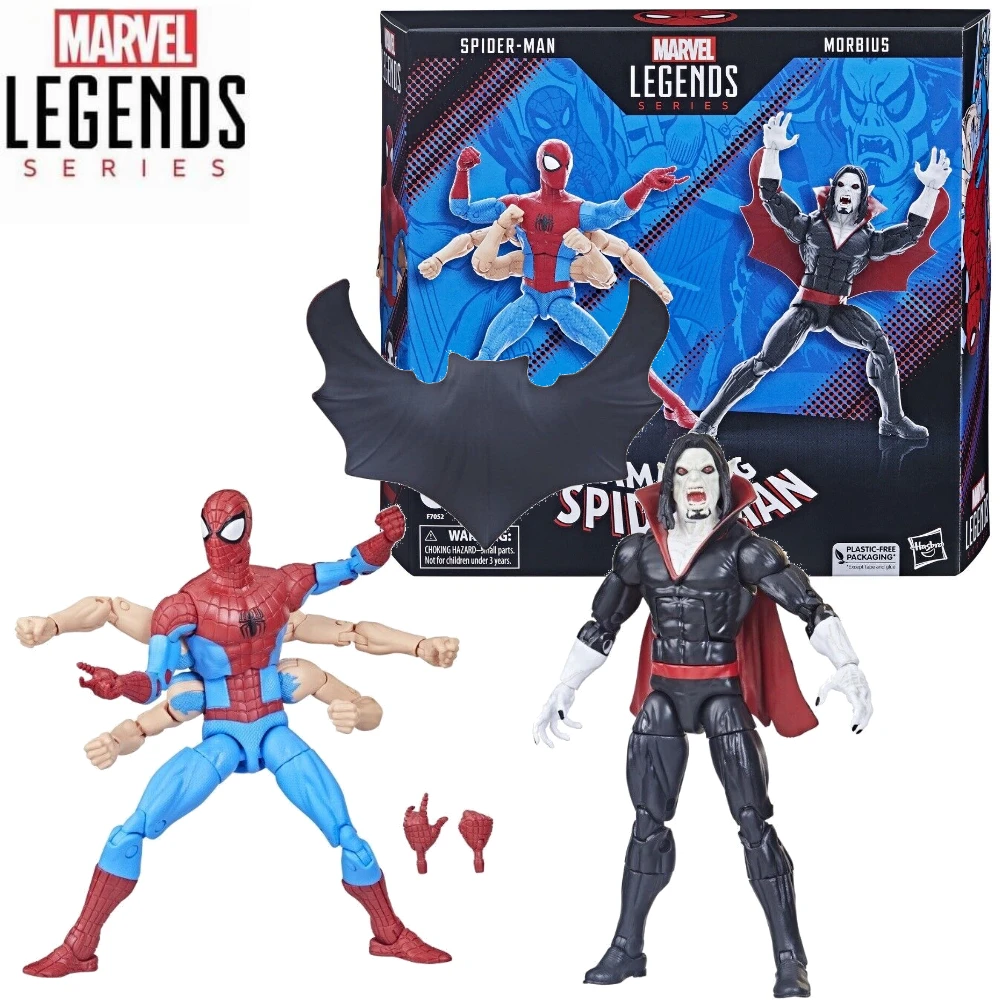 Pack The Amazing Spider-man Y Morbius Marvel Legends Hasbro | Meses sin interés